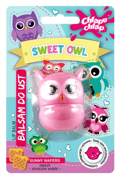 Estetica Balsam de buze pentru copii Sweet Owl, vafă, 5 ml
