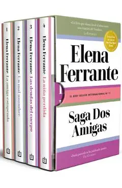 Estuche Saga DOS Amigas (La Amiga Estupenda / Un Mal Nombre / Las Deudas del Cuerpo / La Niña Perdida) / Neapolitan Novels Saga. Boxed Set - Elena Ferrante