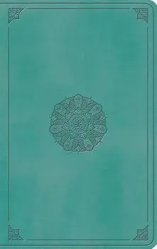 ESV Large Print Value Thinline Bible (Trutone, Turquoise, Emblem Design)/***