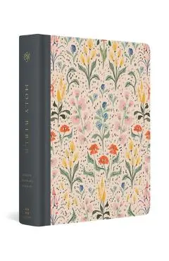 ESV Single Column Journaling Bible, Artist Series, Red Letter (Cloth Over Board, Lulie Wallace, in Bloom) - Lulie Wallace