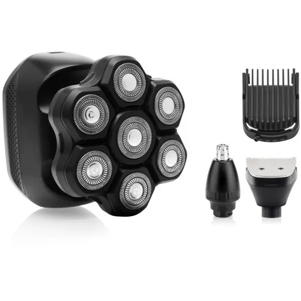 Eta Aparat de ras electric ETA 534390000 Jason, 7 lame, baterie Li-Ion 3, 7V/ 600mAh, IPX6, afisaj LED, Negru