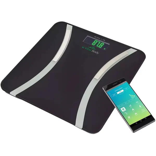 Eta Cantar digital personal Eta 678090000 Vital Body, Aplicatie smart, Negru