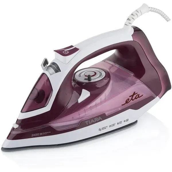 Eta Eta 126990000 Fier De Calcat, 2400W, 130g / min cu aburi, rezervor de apa de 450ml, mov