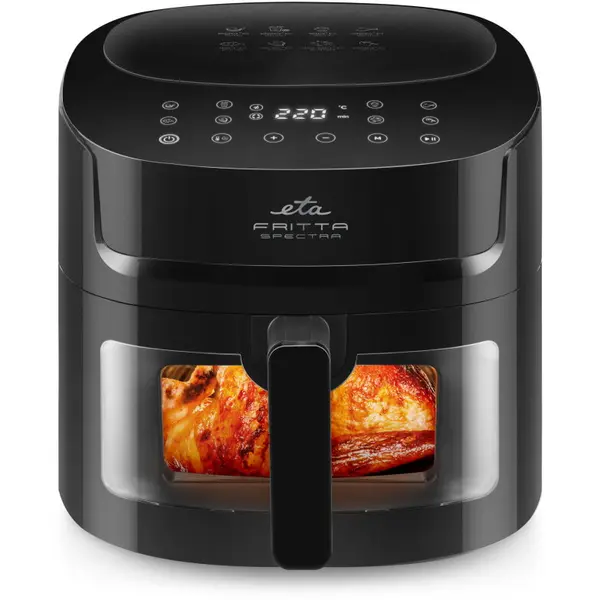 Eta Friteuza ETA Fritta Spectra 616890000, 1800 W, 7.2 L, 8 setari de preprogramare, Negru