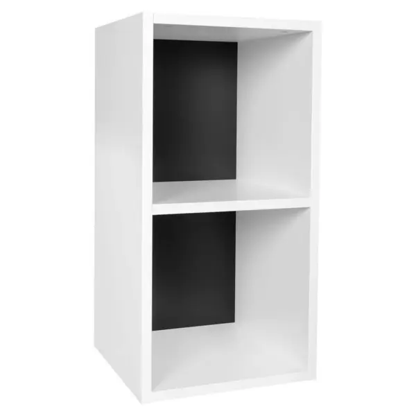 Etajeră, 30/60/30 cm, negru, alb,