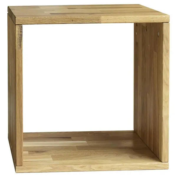 Etajeră, 38,6/38,6/35 cm, culoare lemn stejar,