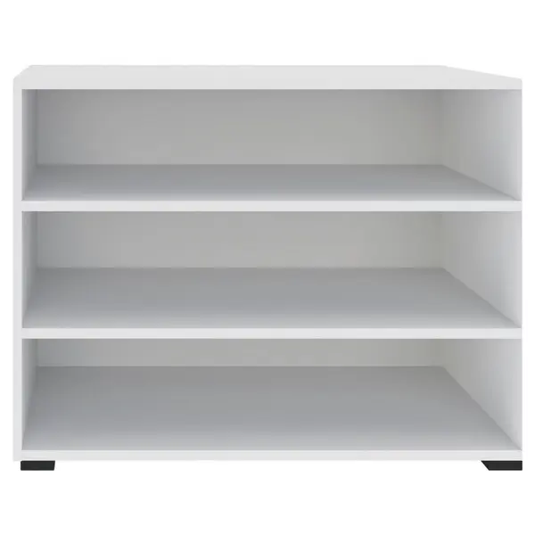 Etajeră, 91/67/40 cm, alb,