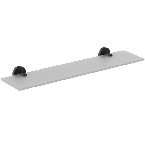 Etajera baie sticla Ideal Standard IOM 52 cm negru mat