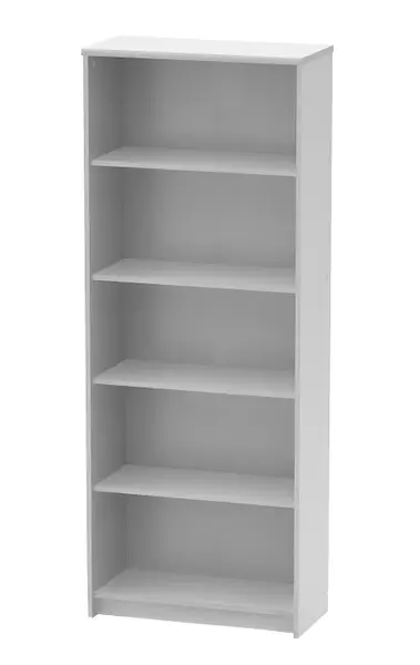 Etajera birou JOHAN NEW 04, 72,5x33,8x186 cm, culoare alba