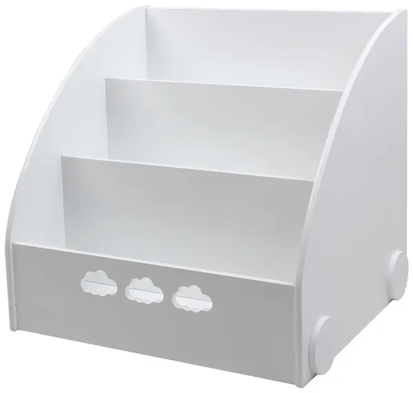 Etajeră organizator pentru cărți și jucării Ginger Home - Cloud, albă