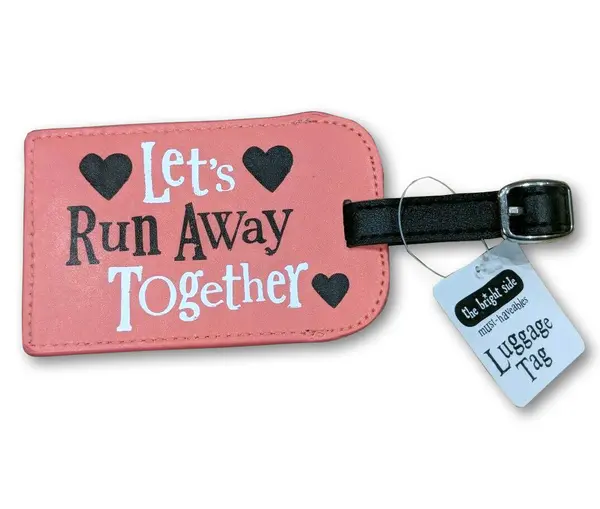 Eticheta pentru bagaj - Let's Run Away Together | The Bright Side