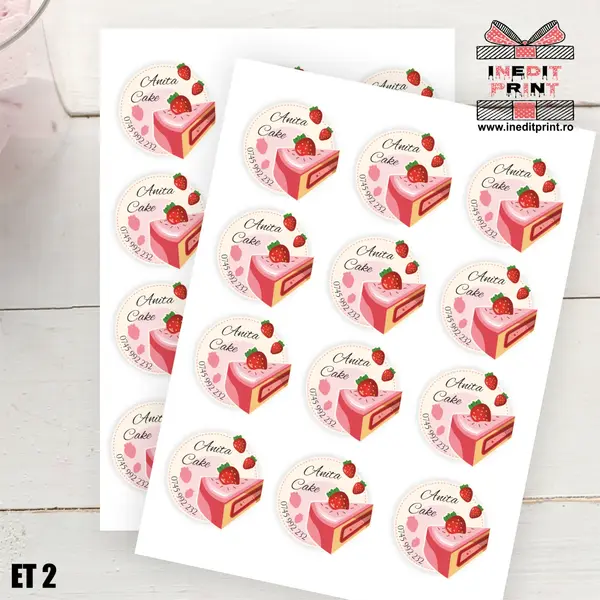 Etichete autocolante personalizate ET2 10x10 cm
