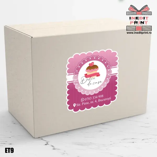 Etichete autocolante personalizate ET9 10x10 cm