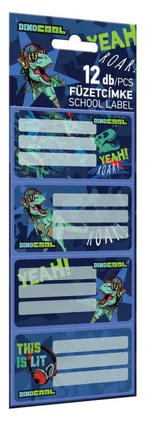 Etichete Lizzy Card Dino Roar - 12 buc