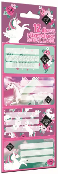 Etichete școlare Lizzy Card Beauty Magic - 12 buc