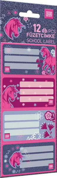 Etichete școlare Lizzy Card OJS Girl Filly – 12 bucăți