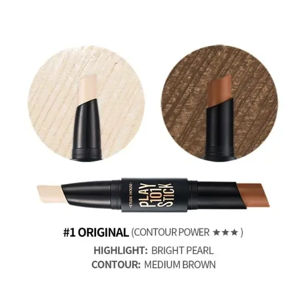 Etude House - Stick pentru contur față, Play 101 Stick Contour Duo - #01 Original