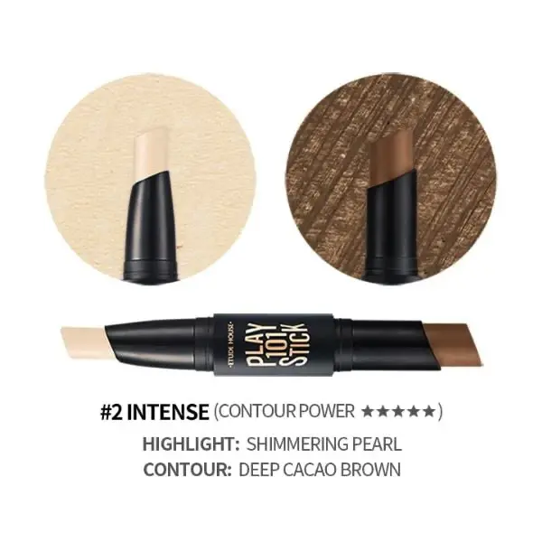 Etude House - Stick pentru contur față, Play 101 Stick Contour Duo - #02 Intense