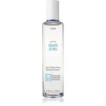 ETUDE SoonJung pH 5.5 Relief Toner tonic facial cu efect calmant pentru regenerarea și reînnoirea pielii
