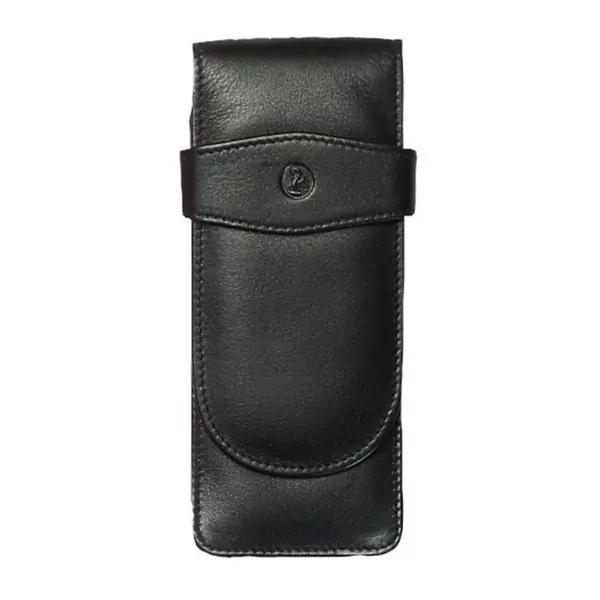Etui din piele, pentru 3 instrumente de scris, TG31 negru, Pelikan