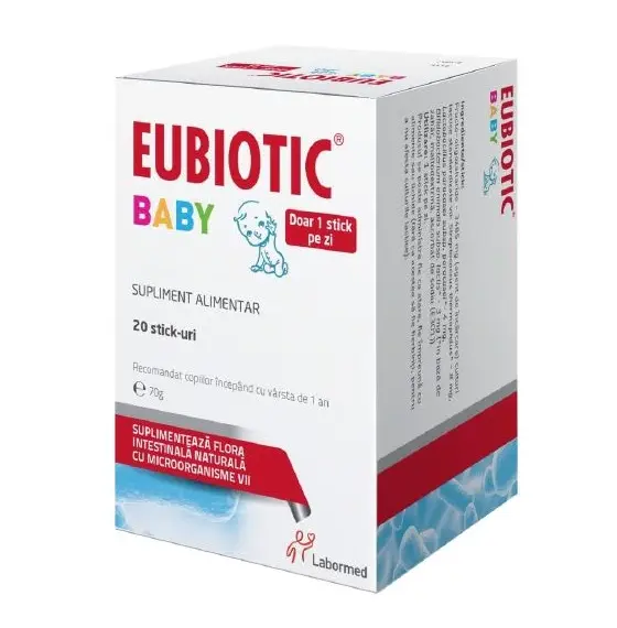 Eubiotic Baby, 20 stickuri, Labormed