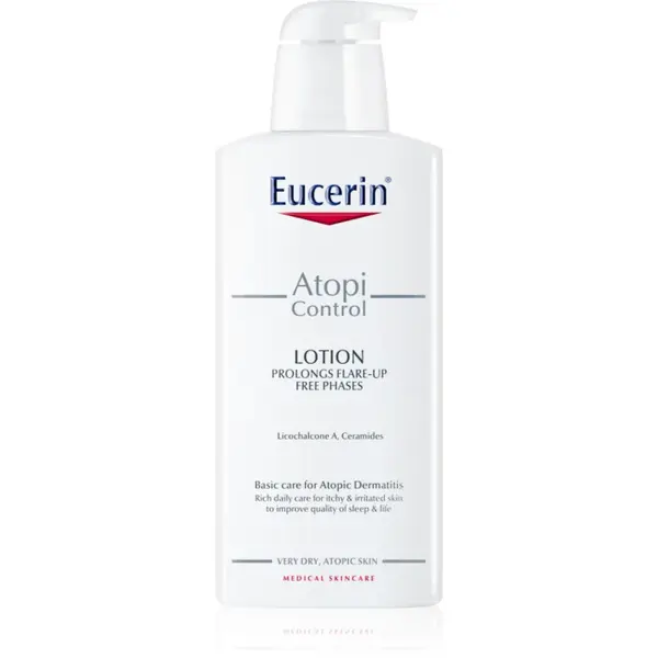 Eucerin AtopiControl lapte de corp pentru piele uscata, actionand impotriva senzatiei de mancarime 400 ml
