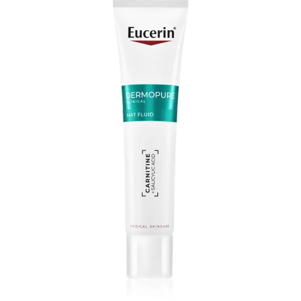 Eucerin DermoPure Clinical Mat Fluid fluid matifiant impotriva imperfectiunilor pielii cauzate de acnee 40 ml