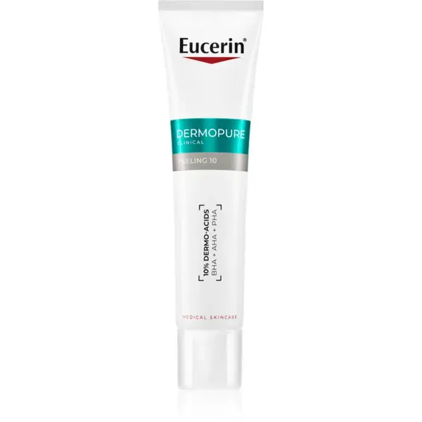 Eucerin DermoPure Clinical Peeling 10 cremă peeling pentru noapte pentru ten acneic 40 ml