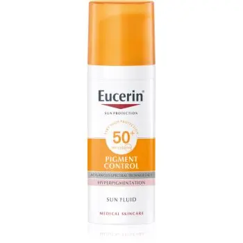 Eucerin Sun Pigment Control emulsie protectoare împotriva hiper-pigmentării tenului SPF 50+