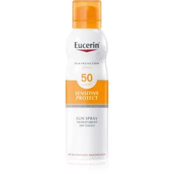 Eucerin Sun Sensitive Protect spray transparent pentru bronzare pentru pielea sensibilă
