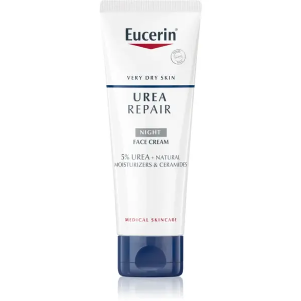 Eucerin UreaRepair Night Cream crema de noapte pentru fata, gat si piept fără parfum 50 ml