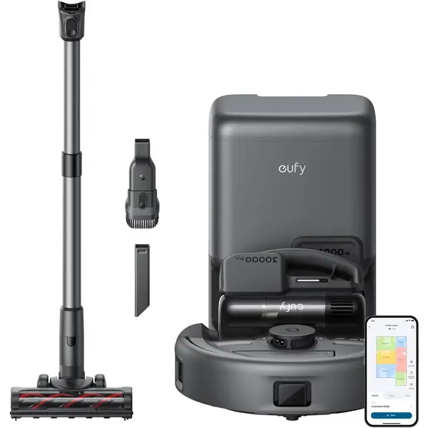 eufy Aspirator robot eufy E20 3-in-1, 8000 Pa, 30000 Pa manual, Navigatie Triplu-laser