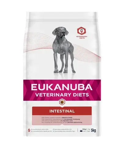 EUKANUBA Intestinal Disorders Adult All Breeds Chicken hrana uscata caini adulti cu afectiuni intestinale, dieta veterinara 5 kg
