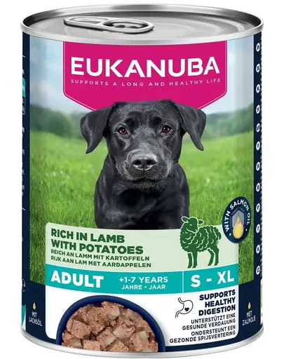EUKANUBA Life Care Adult Rich in Lamb 400 g pate câini bogat în miel și cartofi