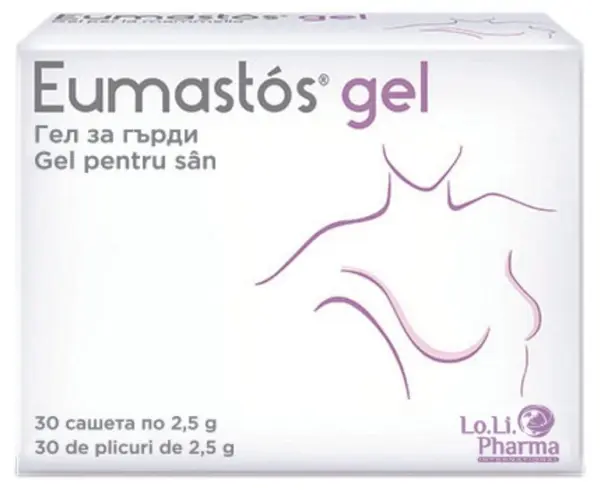 Eumastos Gel pentru sâni, 30 plicuri, Lo.Li. Pharma