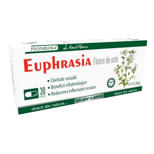 Euphrasia, Floare de ochi, 30 capsule, Medica - Pro Natura