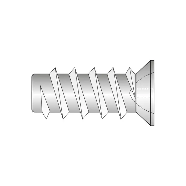 Eurosurub Cap Ingropat O7.7 mm Locas Z Filet Rar Otel Zincat-L 13