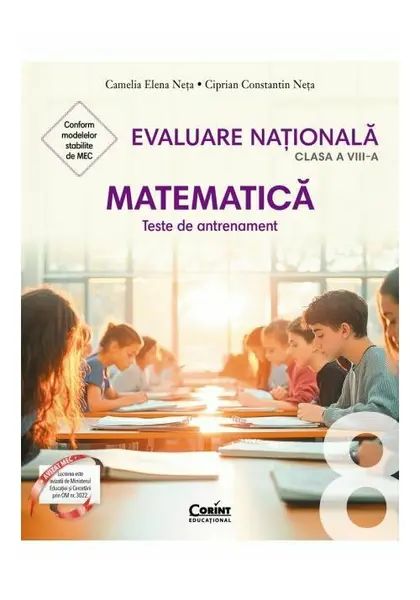Evaluare nationala 2026. Matematica. Teste de antrenament - clasa a VIII-a