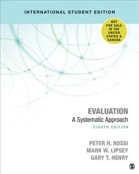 Evaluation. A Systematic Approach, Paperback/Gary T. Henry