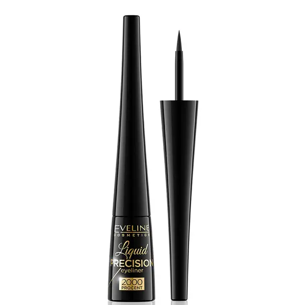 Eveline 2000 Percent Liquid Precision Eyeliner - Black