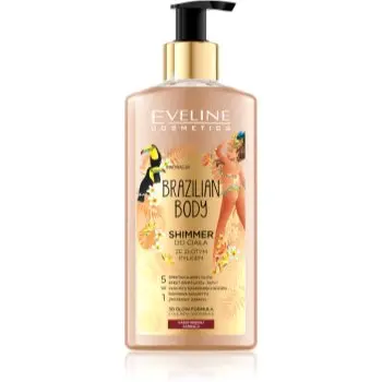 Eveline Cosmetics Brazilian Body emulsie pentru corp cu particule stralucitoare