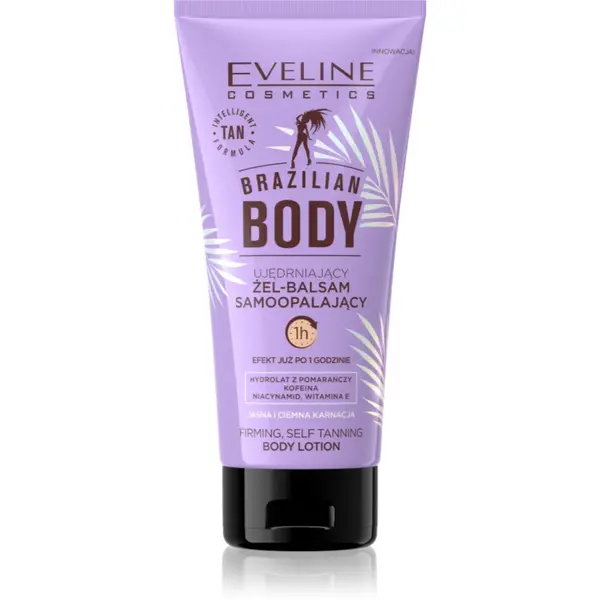 Eveline Cosmetics Brazilian Body gel autobronzant cu efect de întărire 150 ml