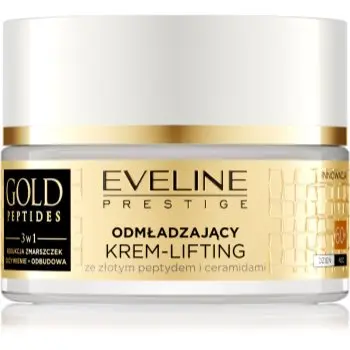 Eveline Cosmetics Gold Peptides crema intensiva pentru lifting 60+