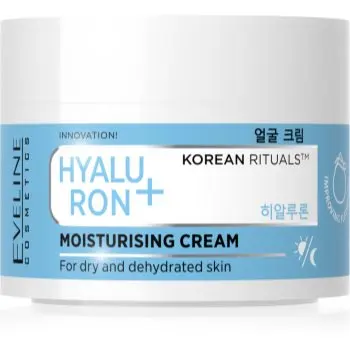 Eveline Cosmetics Hyaluron + Korean Rituals crema de fata hidratanta