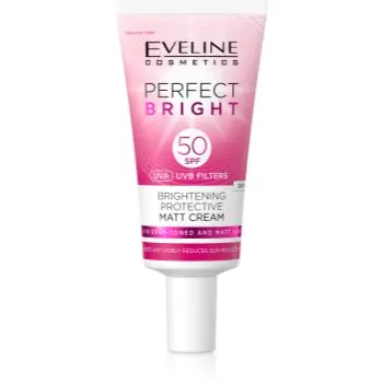 Eveline Cosmetics Perfect Bright SPF 50 crema pentru fata, protectoare si matifianta SPF 50