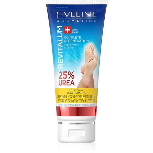 Eveline Foot Therapy Professional 8 in 1 Expert Cream pentru tocuri crapate 8 in 1 Volum 75 ml