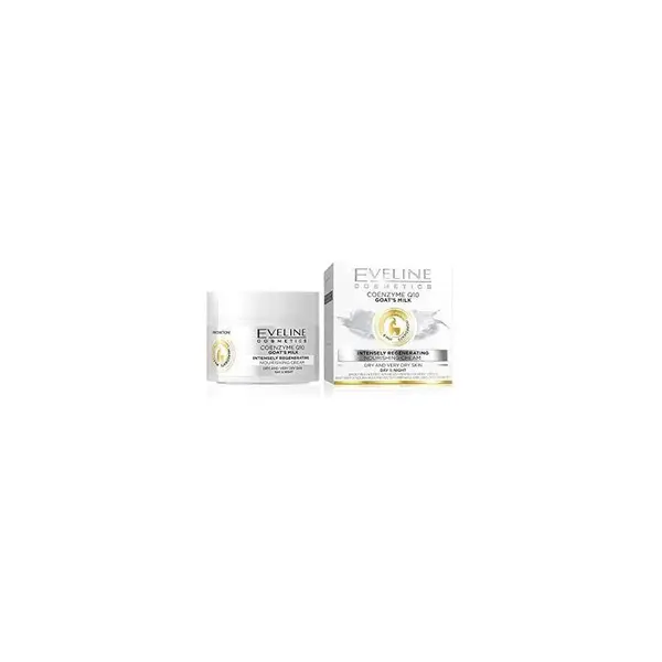 Eveline Nature Line Cream de zi si de noapte cu Q10 si lapte de capra Volum 50 ml
