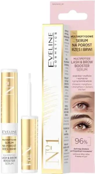 Eveline Ser pentru gene și sprâncene Multipeptide Lash & Brow Booster, 4 ml