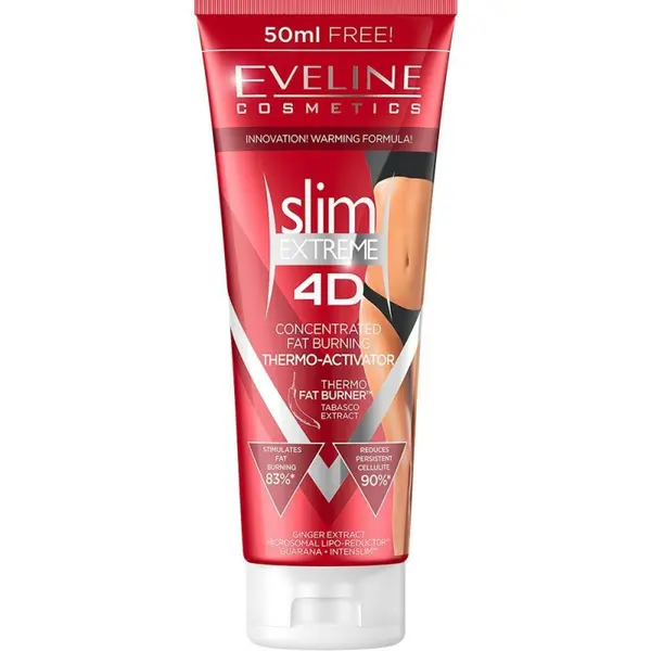 Eveline Slim Extreme 4D Thermo-Activator Ser termoactiv anticelulitic Volum 250 ml