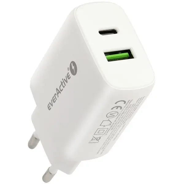 everActive Incarcator, Everactive, Alb, 25W